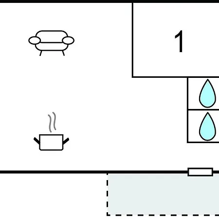 1 Bedroom Cozy In *